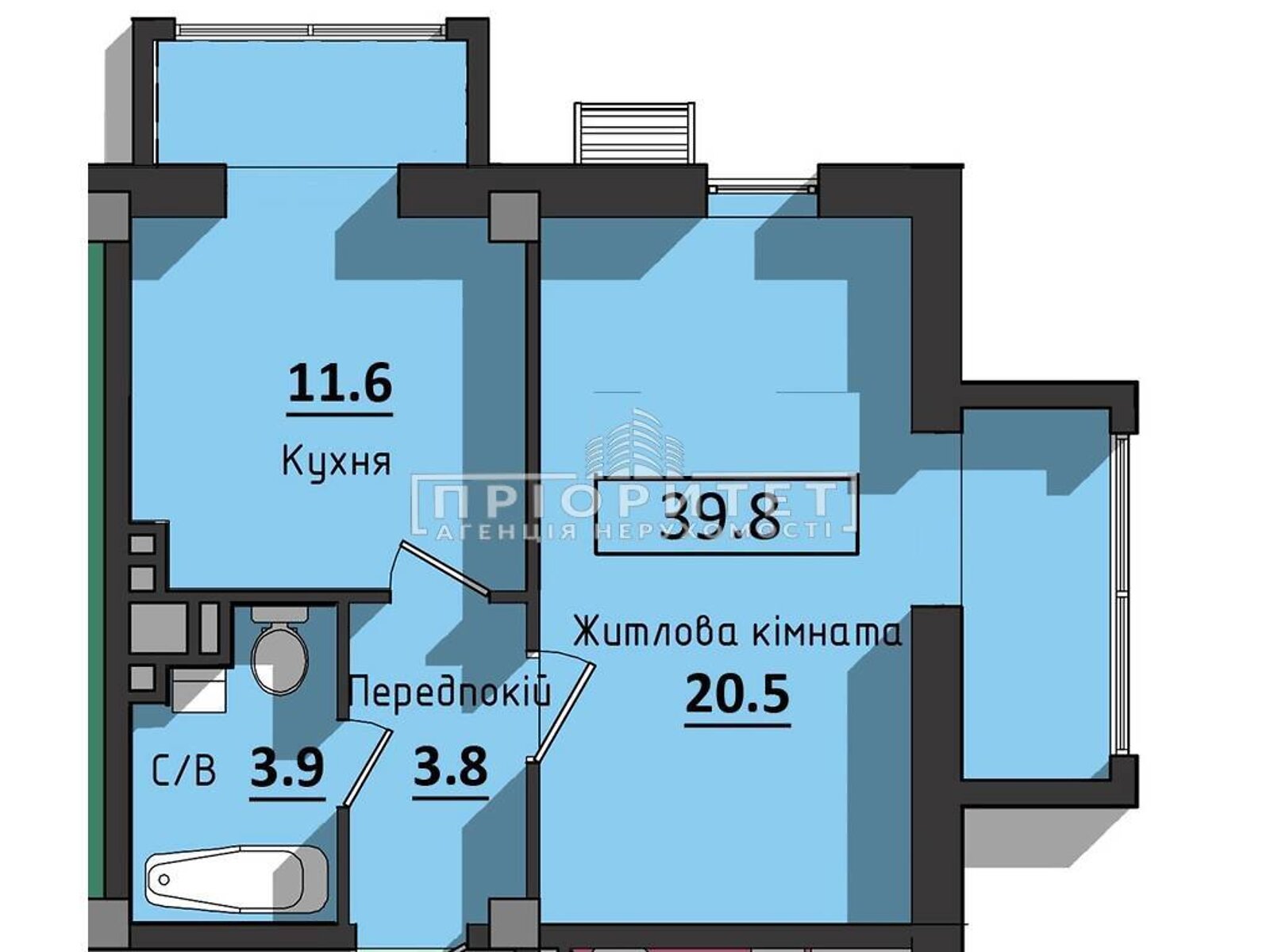 Продажа однокомнатной квартиры в Одессе, на ул. Космонавтов, район Хаджибейский фото 1