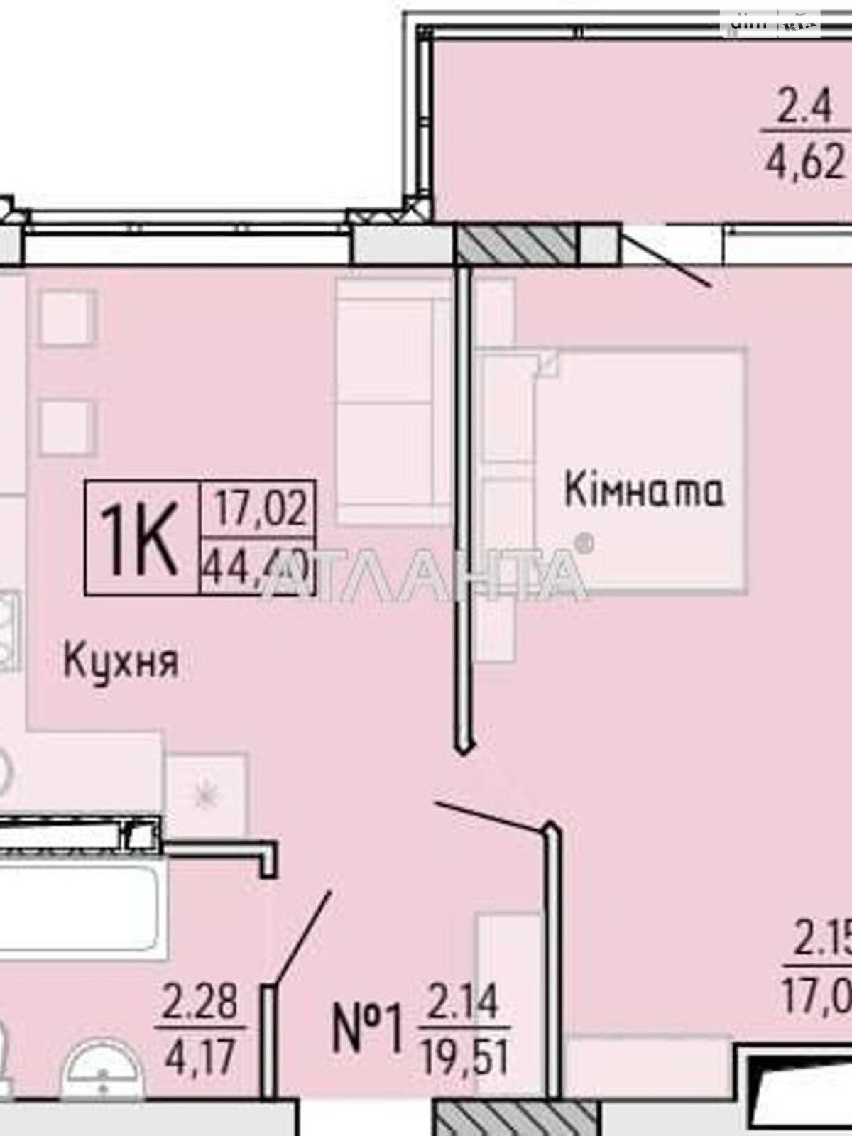 Продаж однокімнатної квартири в Одесі, на вул. Профспілкова, район Хаджибейський фото 1