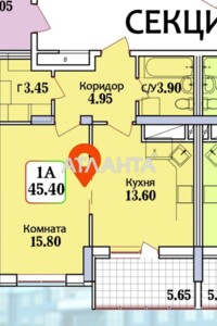 Продажа однокомнатной квартиры в Одессе, на ул. Героев Крут, район Хаджибейский фото 2