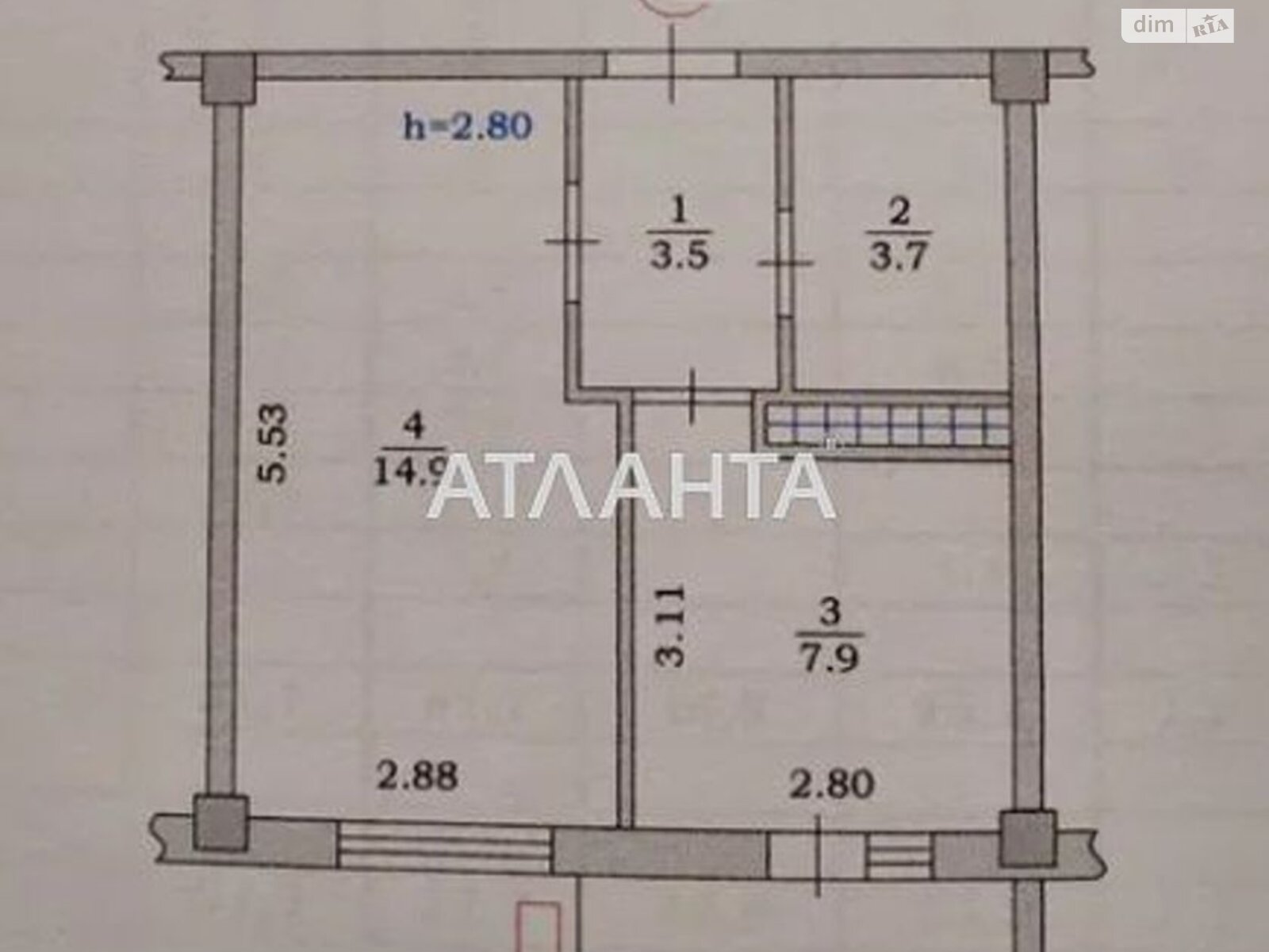 Продаж однокімнатної квартири в Одесі, на вул. Євгена Чикаленка 43, район Київський фото 2