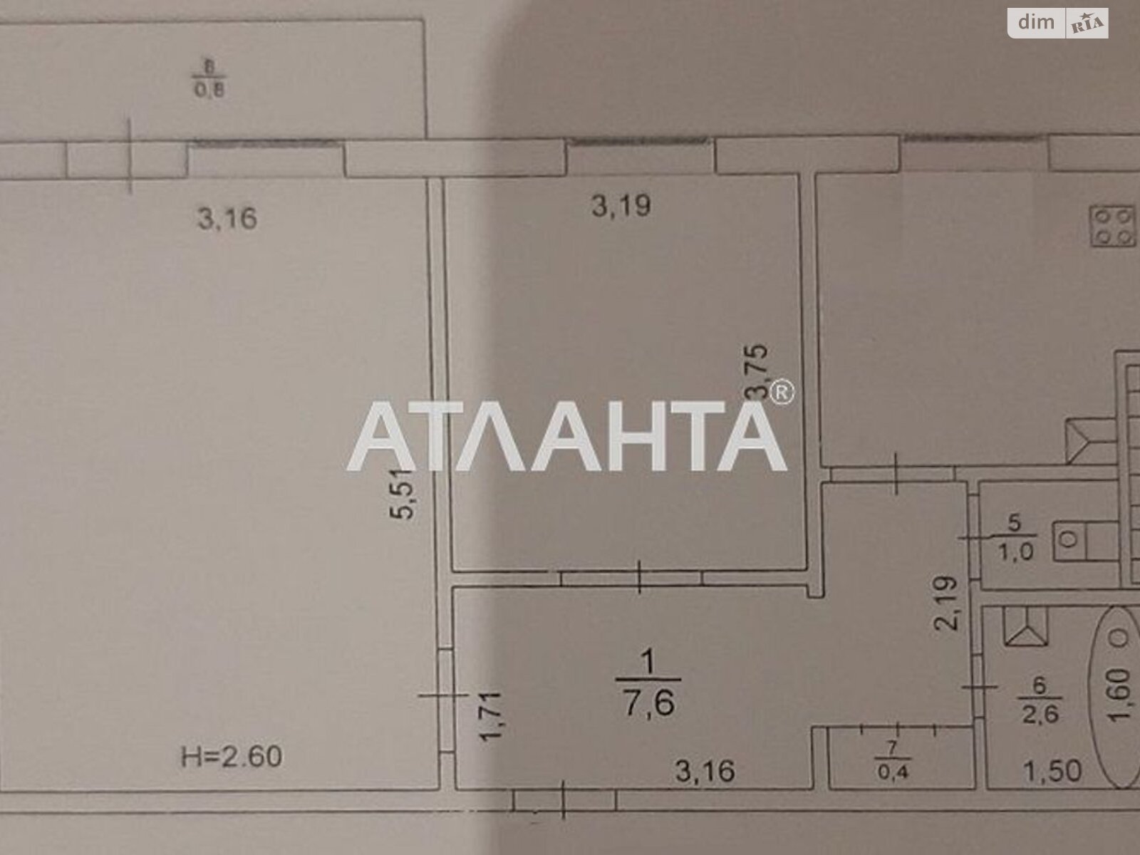 Продажа двухкомнатной квартиры в Одессе, на просп. Академика Глушко, район Киевский фото 1