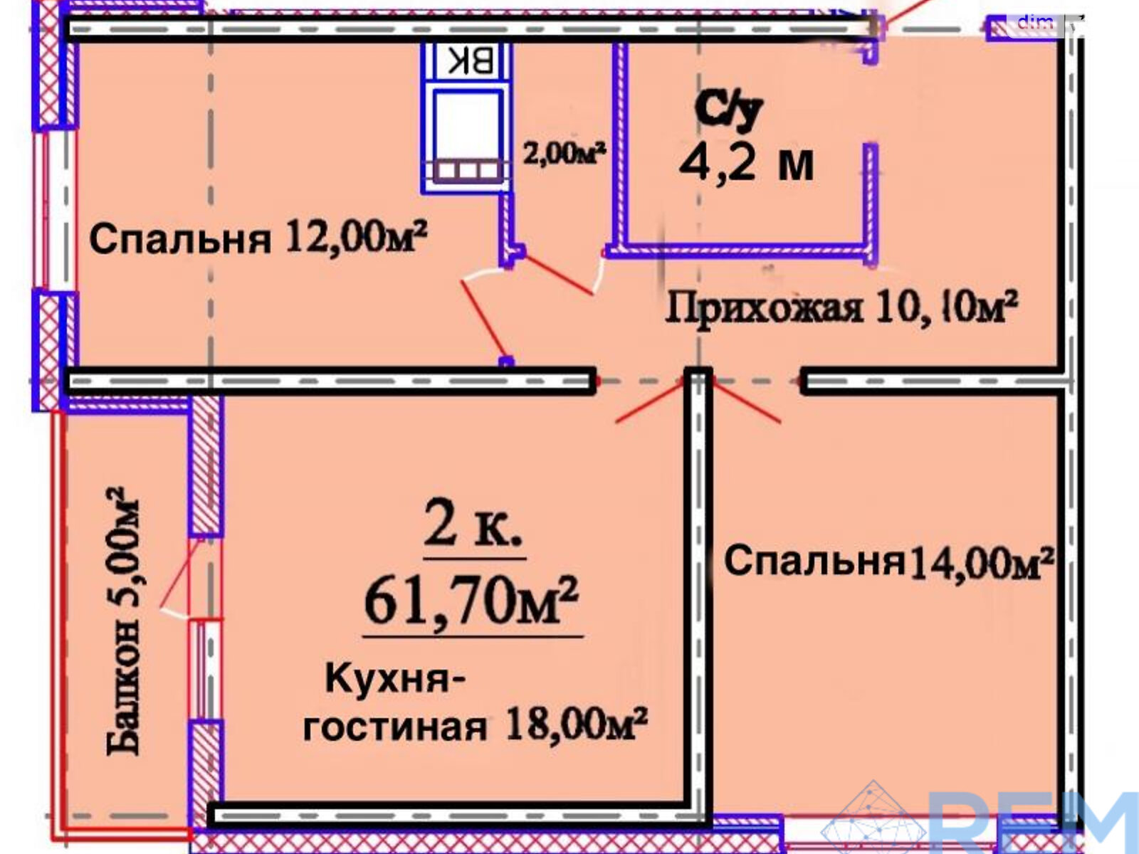 Продажа двухкомнатной квартиры в Одессе, на ул. Георгия Липского 135А, район Киевский фото 1 Продажа двухкомнатной квартиры в Одессе, на ул. Георгия Липского 135А, район Киевский фото 1