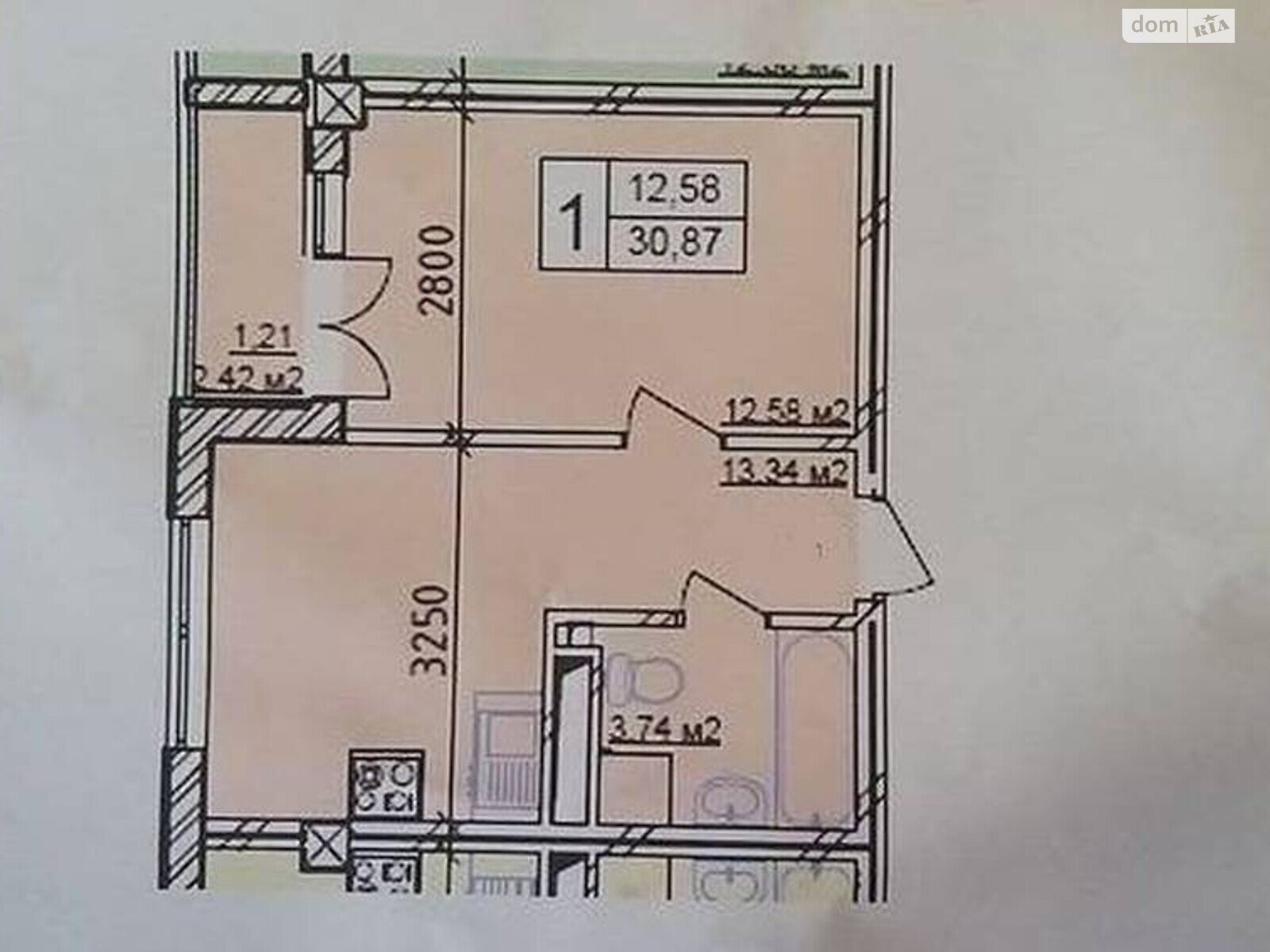 Продажа однокомнатной квартиры в Одессе, на ул. Гераневая, район Киевский фото 1