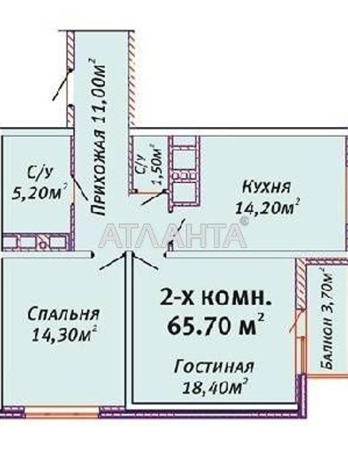 Продажа двухкомнатной квартиры в Одессе, на ул. Люстдорфская дорога, район Киевский фото 1