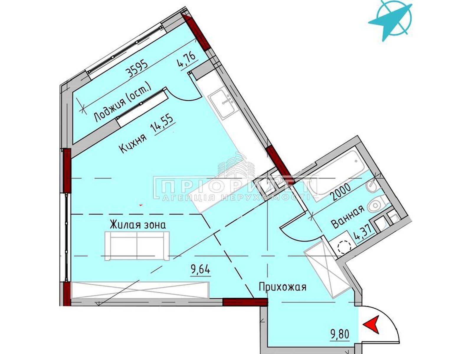Продаж однокімнатної квартири в Одесі, на пров. Маячний, район Київський фото 1 Продаж однокімнатної квартири в Одесі, на пров. Маячний, район Київський фото 1