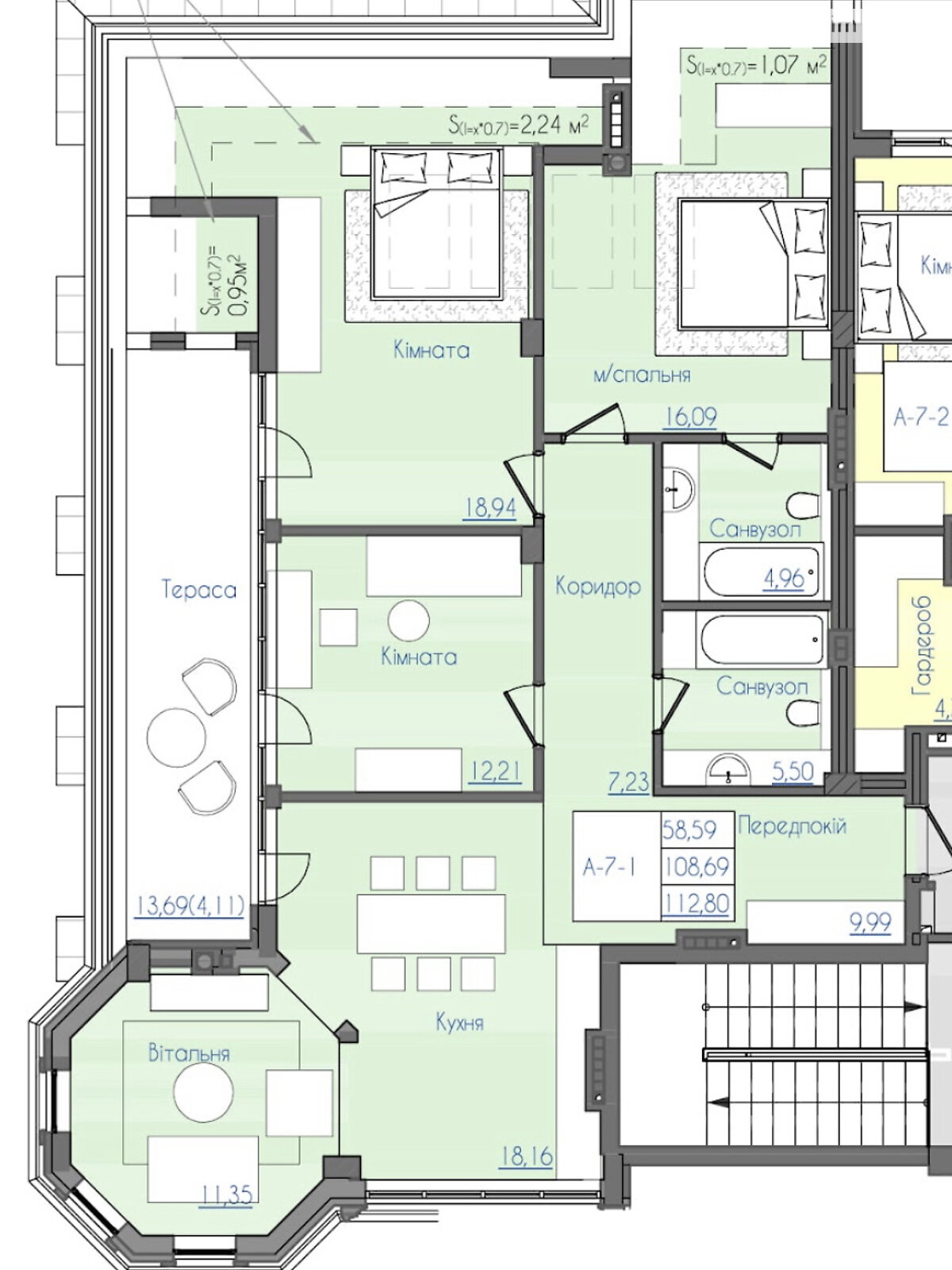 Продаж чотирикімнатної квартири в Одесі, на дор. Фонтанська, район Київський фото 1