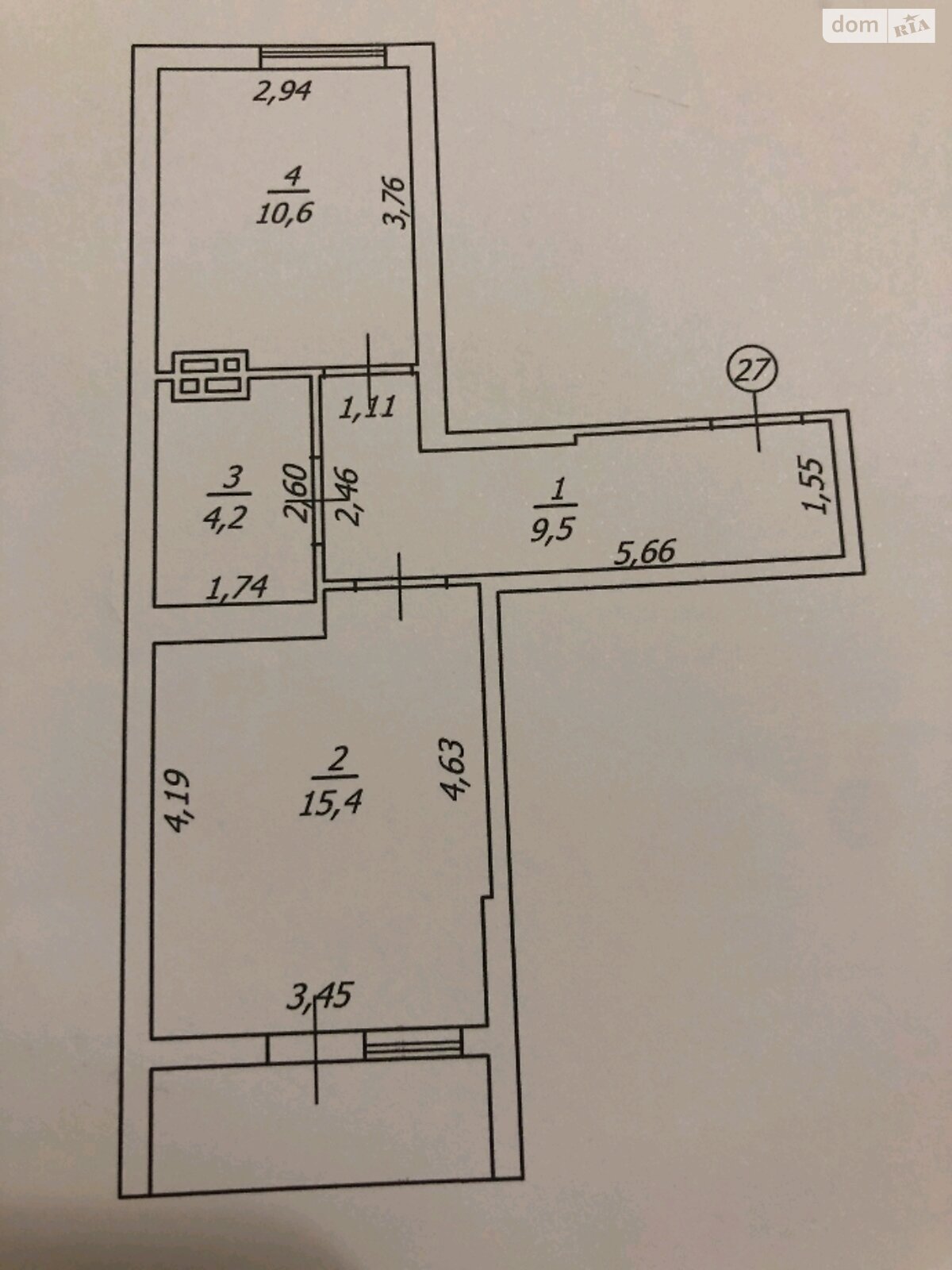 Продаж однокімнатної квартири в Одесі, на мас. Радужний 15/4, район Київський фото 1