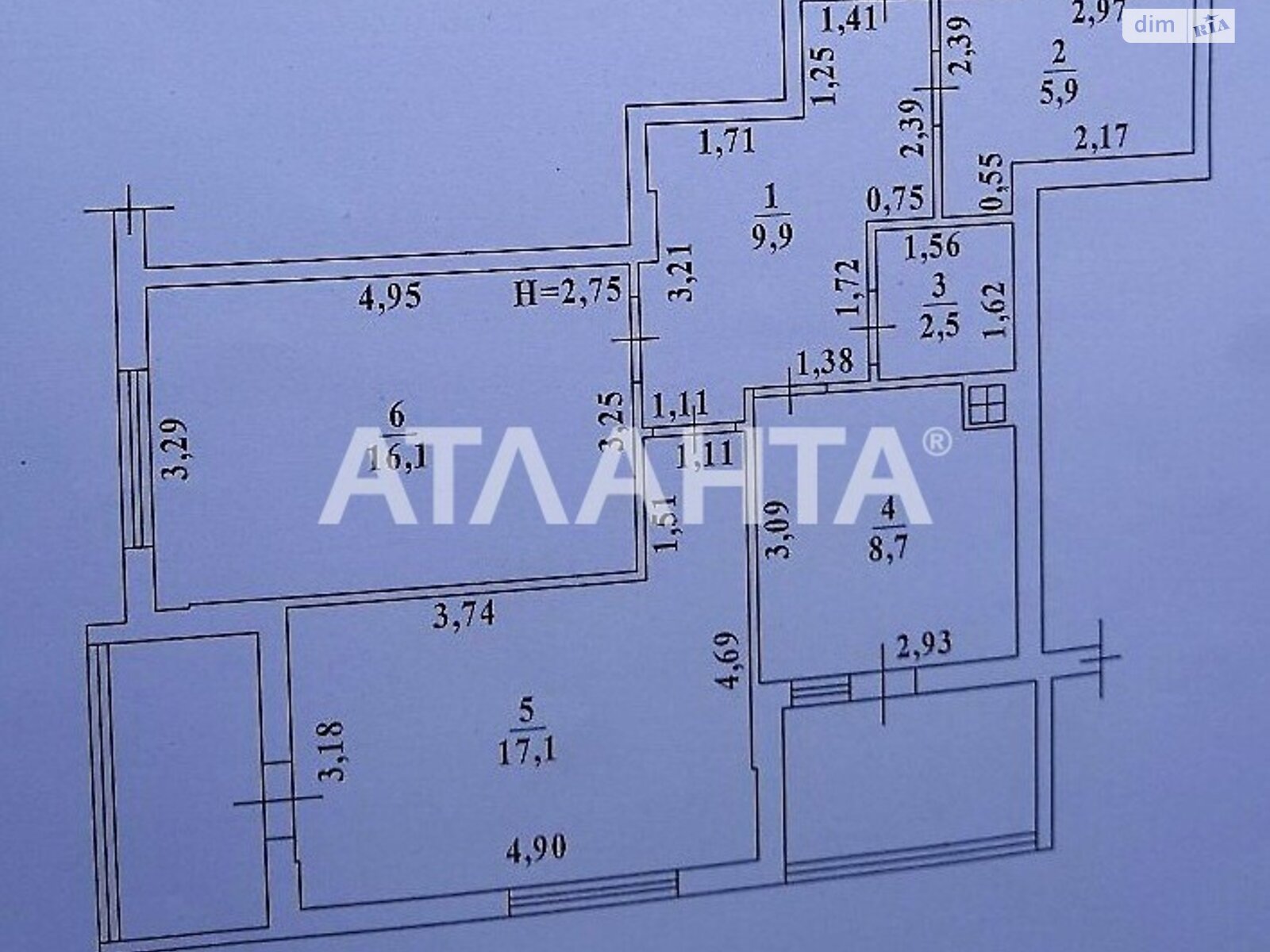 Продажа двухкомнатной квартиры в Одессе, на мас. Радужный, район Киевский фото 1