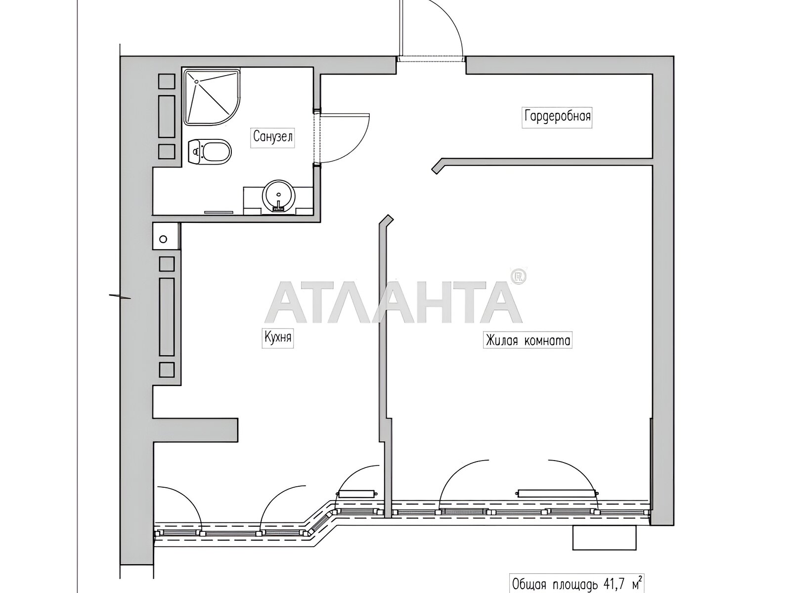 Продажа однокомнатной квартиры в Одессе, на мас. Радужный 15/2, район Киевский фото 1