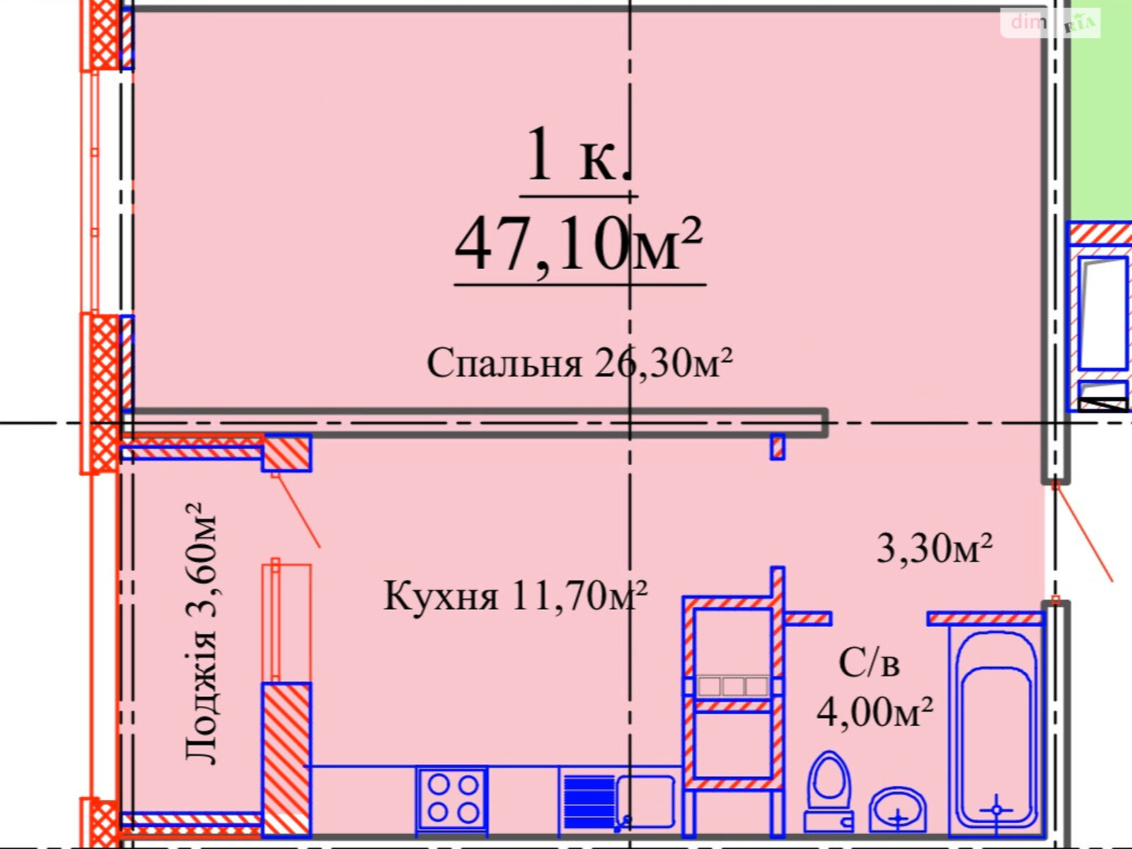 Продажа однокомнатной квартиры в Одессе, на ул. Варненская 29, район Киевский фото 1