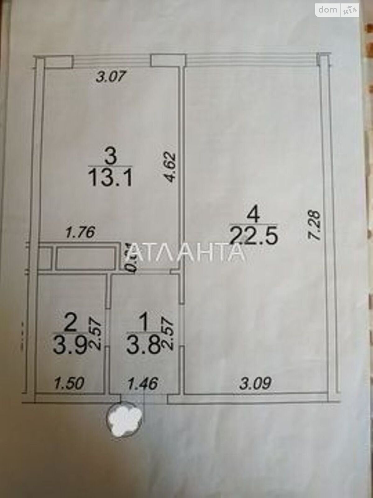 Продаж однокімнатної квартири в Одесі, на вул. Перлинна, район Київський фото 1