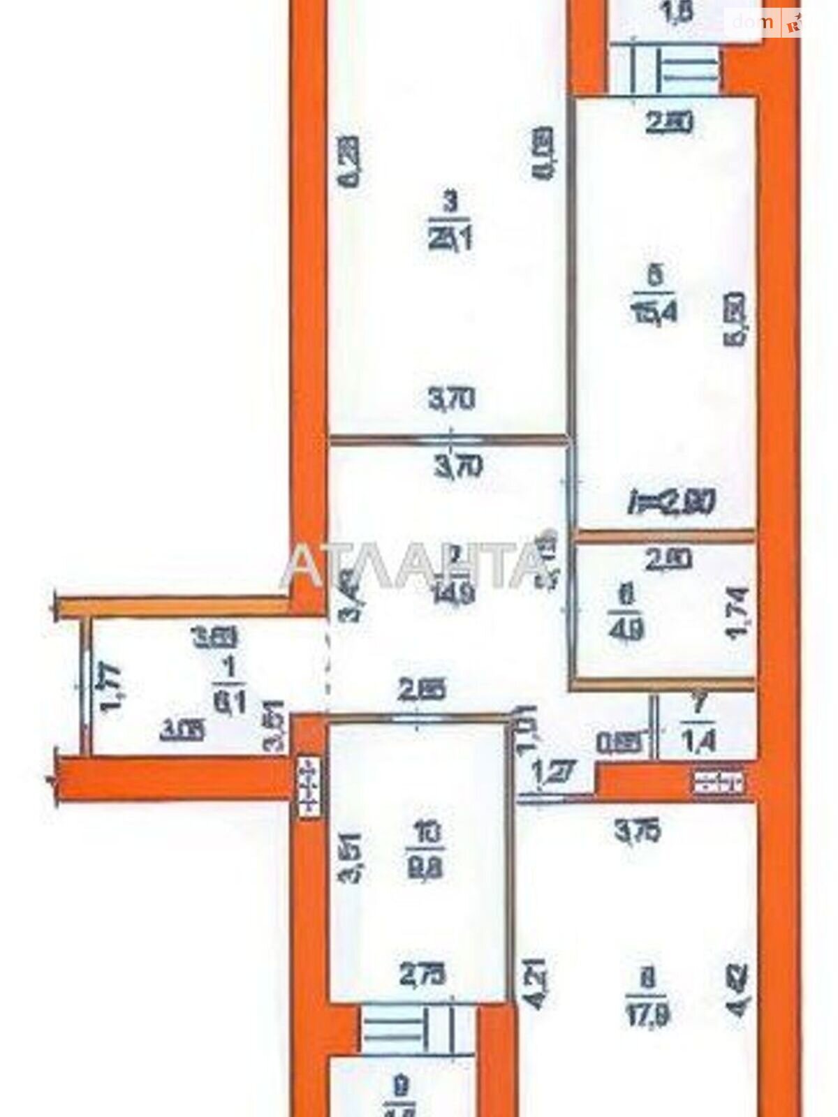 Продаж трикімнатної квартири в Одесі, на вул. Академіка Вільямса 56А, район Київський фото 1