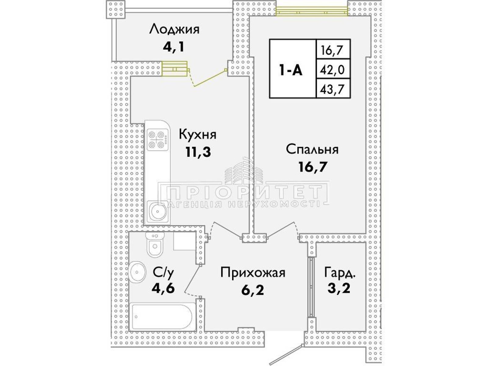 Продажа однокомнатной квартиры в Одессе, на ул. Трамвайная, район Киевский фото 1