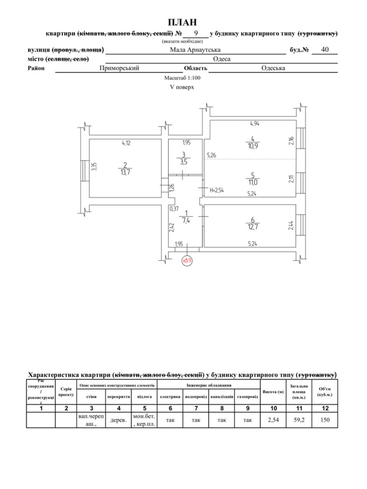 Продаж двокімнатної квартири в Одесі, на вул. Мала Арнаутська 40, кв. 9, район Ланжерон фото 1 Продаж двокімнатної квартири в Одесі, на вул. Мала Арнаутська 40, кв. 9, район Ланжерон фото 1