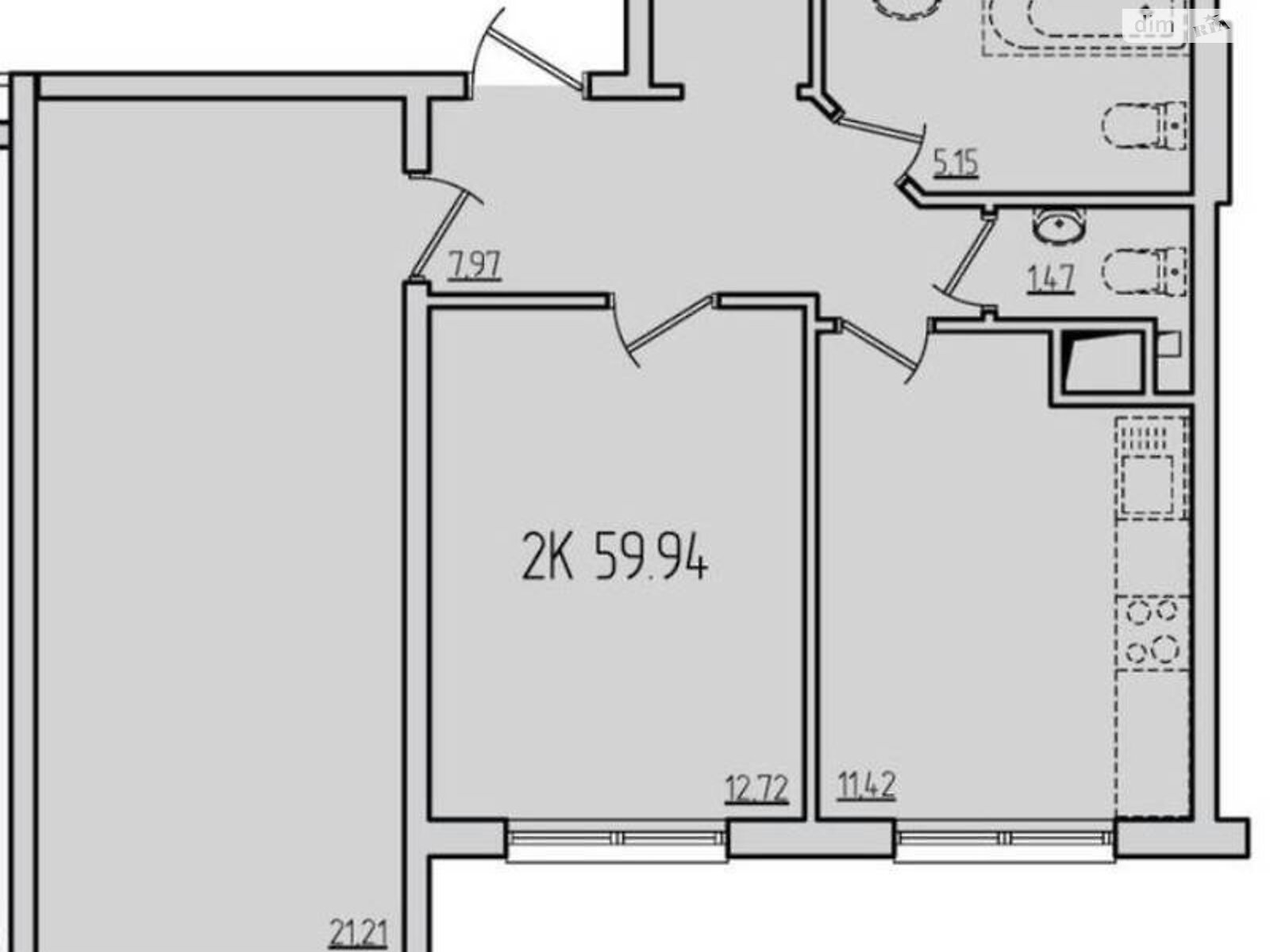 Продажа двухкомнатной квартиры в Лиманке, на ул. Жемчужная, кв. 184, фото 1 Продажа двухкомнатной квартиры в Лиманке, на ул. Жемчужная, кв. 184, фото 1