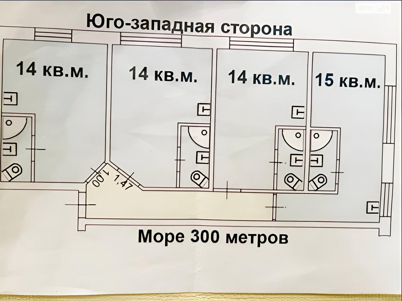 Продажа четырехкомнатной квартиры в Одессе, на ул. Красная, район Лузановка фото 1