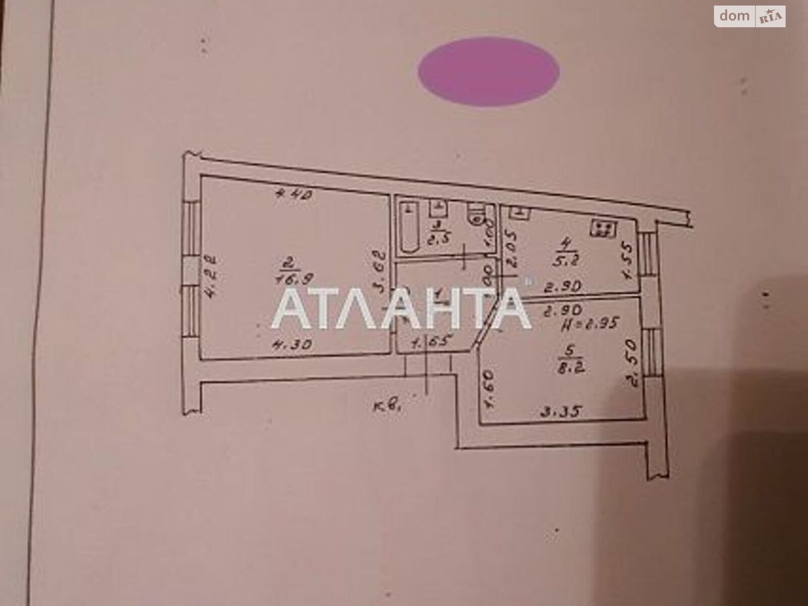 Продажа двухкомнатной квартиры в Одессе, на ул. Болгарская, район Хаджибейский фото 1