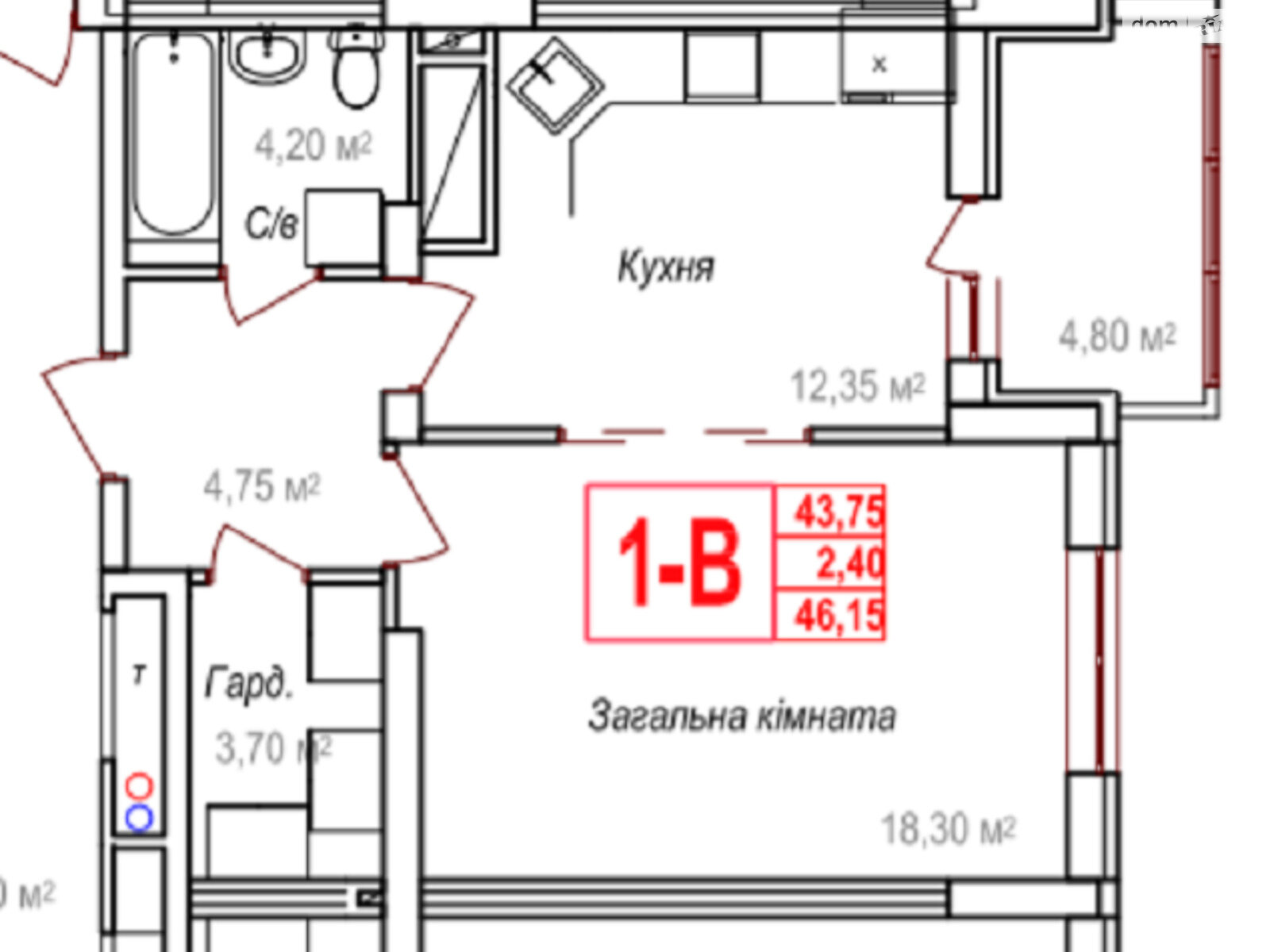 Продажа однокомнатной квартиры в Одессе, на ул. Героев Крут 27Е, район Хаджибейский фото 1