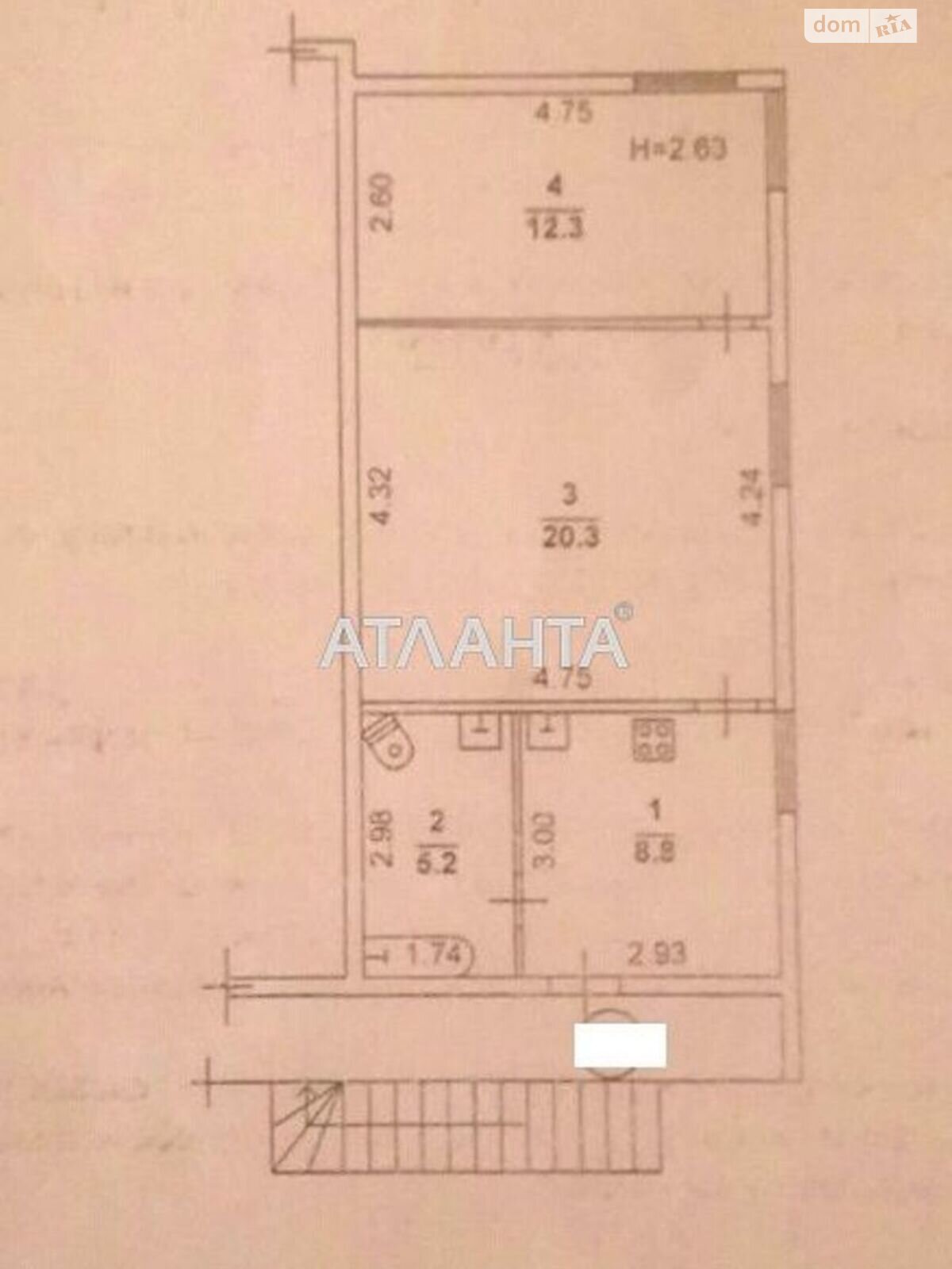 Продажа двухкомнатной квартиры в Одессе, на ул. Михайловская, район Хаджибейский фото 1