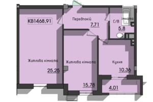 Продаж двокімнатної квартири в Одесі, на вул. Космонавтів 23К, район Хаджибейський фото 2