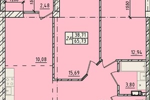 Продаж двокімнатної квартири в Одесі, на вул. Пестеля, район Хаджибейський фото 2