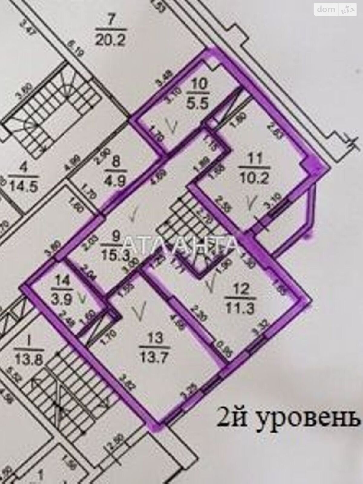 Продажа шестикомнатной квартиры в Одессе, на ул. Проценко, район Хаджибейский фото 1