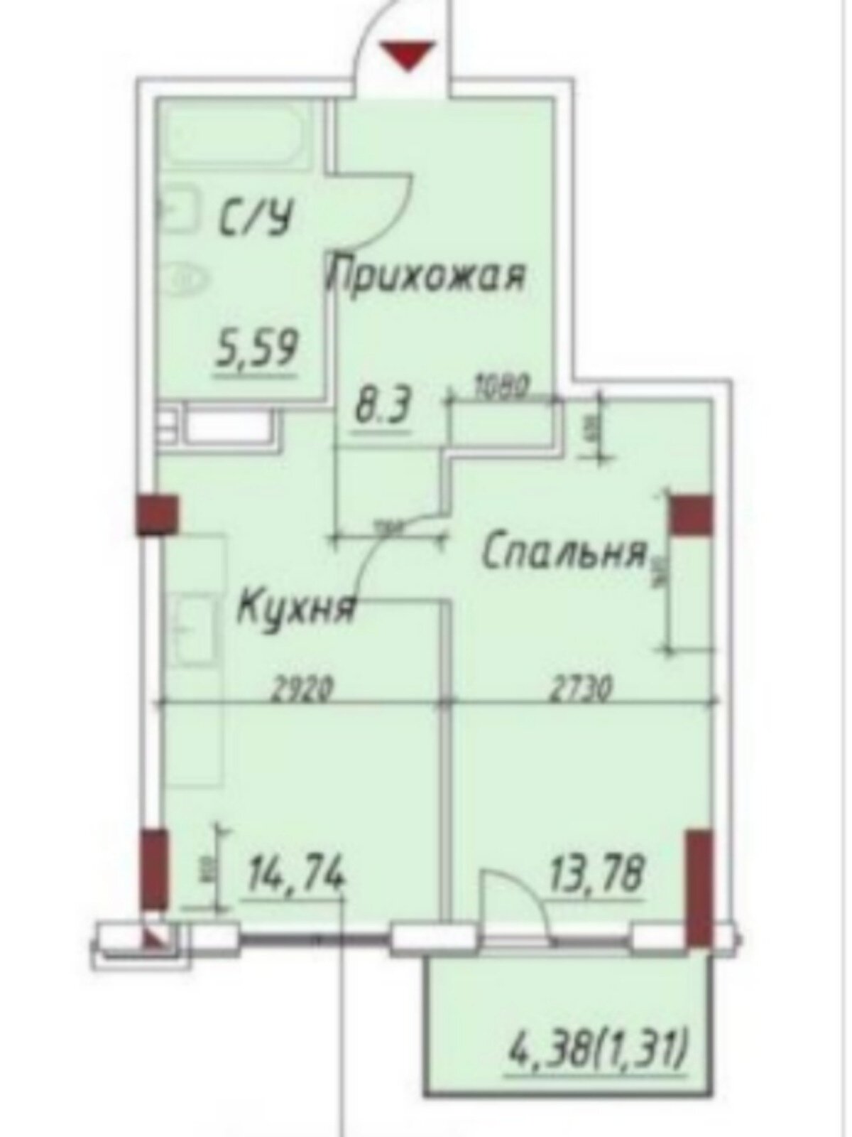 Продажа однокомнатной квартиры в Одессе, на ул. Радостная 29, район Хаджибейский фото 1