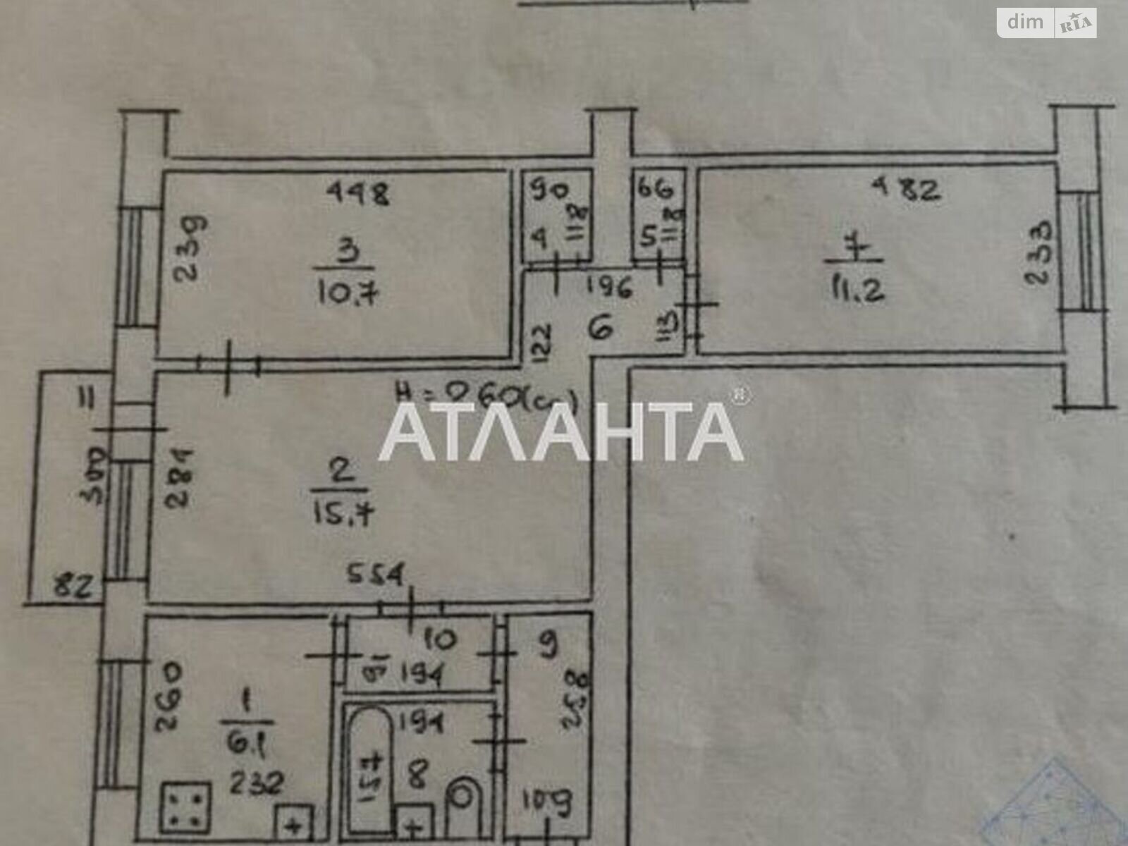 Продаж трикімнатної квартири в Одесі, на вул. Героїв Крут, район Хаджибейський фото 1