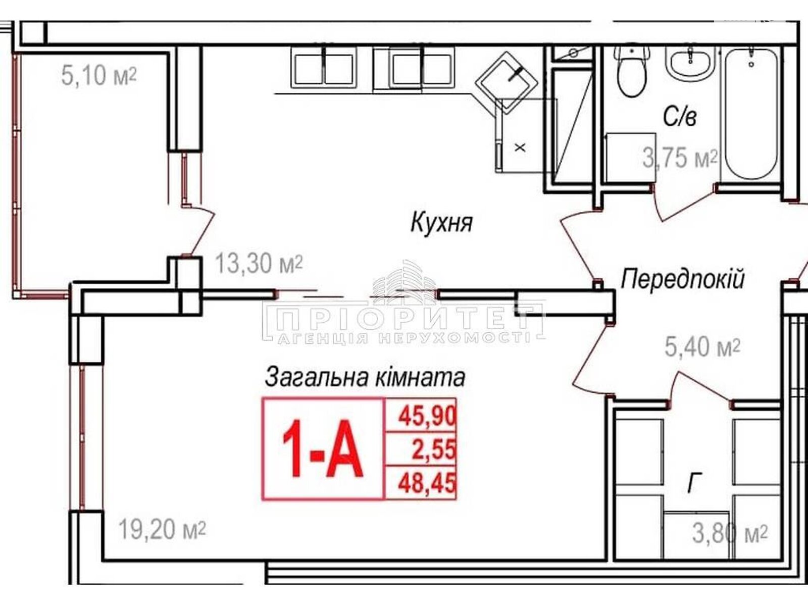 Продажа однокомнатной квартиры в Одессе, на ул. Героев Крут, район Хаджибейский фото 1