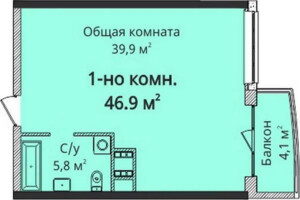Продажа однокомнатной квартиры в Одессе, на просп. Гагарина 19, район Малый Фонтан фото 2