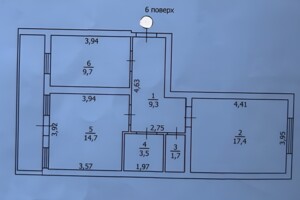 Продаж двокімнатної квартири в Одесі, на вул. Геннадія Афанасьєва 11, район Молдаванка фото 2