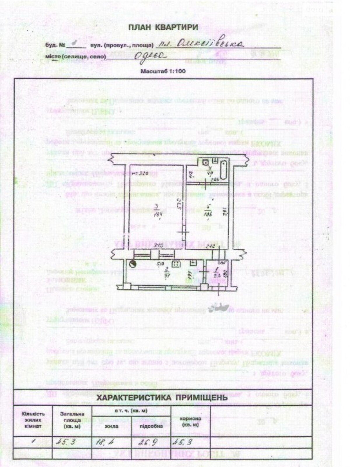 Продажа двухкомнатной квартиры в Одессе, на пл. Алексеевская, район Молдаванка фото 1