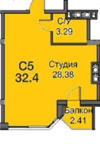 Продажа однокомнатной квартиры в Одессе, на ул. Паустовского 42/3, фото 2