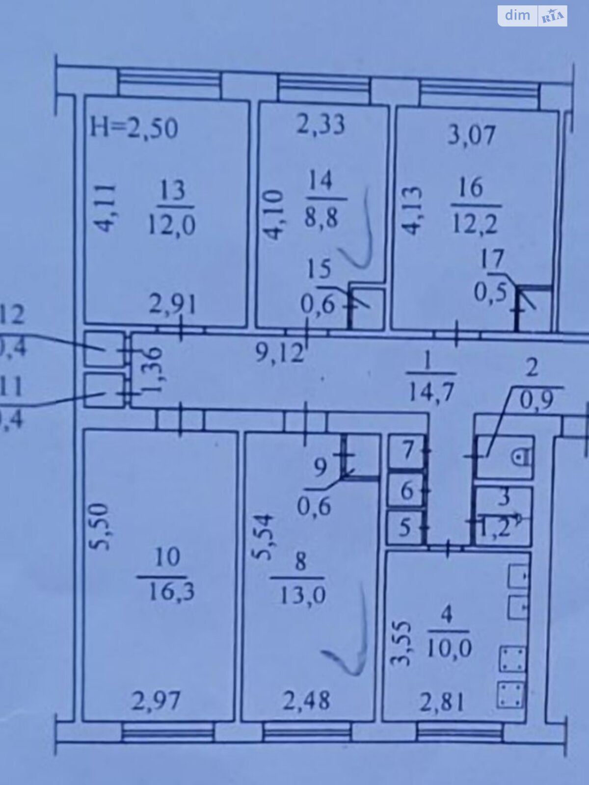 Продаж двокімнатної квартири в Одесі, на вул. Павла Шклярука 4, фото 1