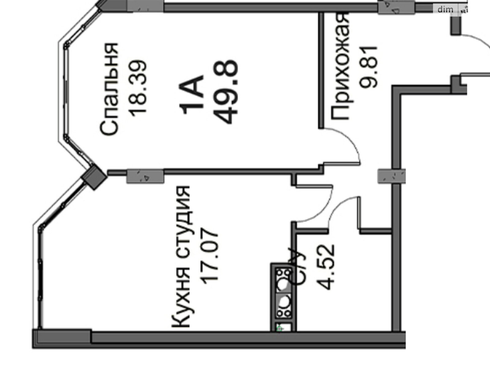 Продажа однокомнатной квартиры в Одессе, на ул. Паустовского 42/3, кв. 1, район Пересыпский фото 1