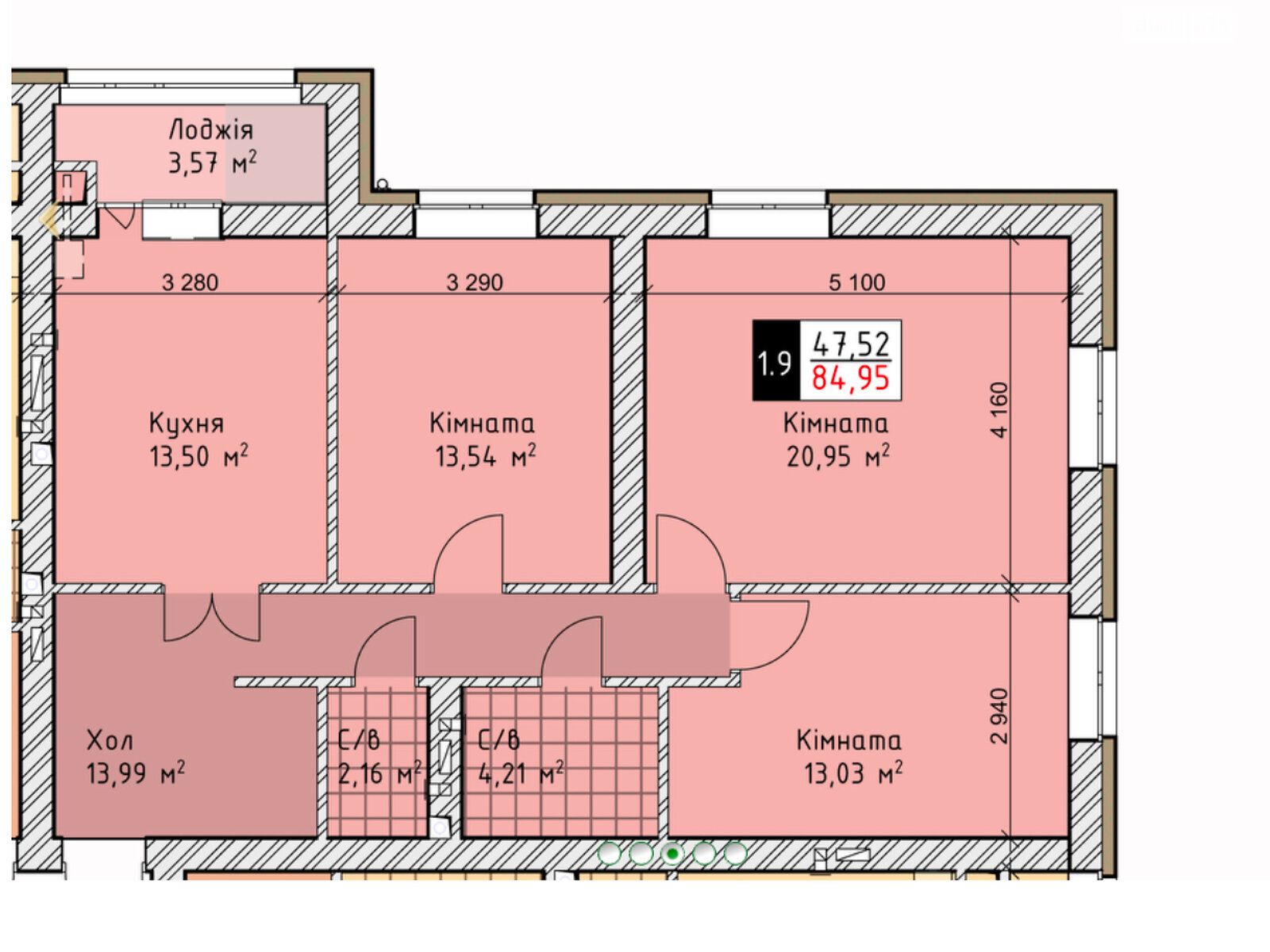 Продаж трикімнатної квартири в Одесі, на вул. Академіка Сахарова, район Пересипський фото 1