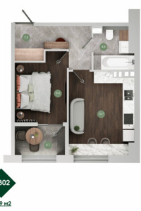 Продаж однокімнатної квартири в Одесі, на вул. 28-ї Бригади 12Д, кв. 1/202, район Містечко Котовського фото 2 Продаж однокімнатної квартири в Одесі, на вул. 28-ї Бригади 12Д, кв. 1/202, район Містечко Котовського фото 2