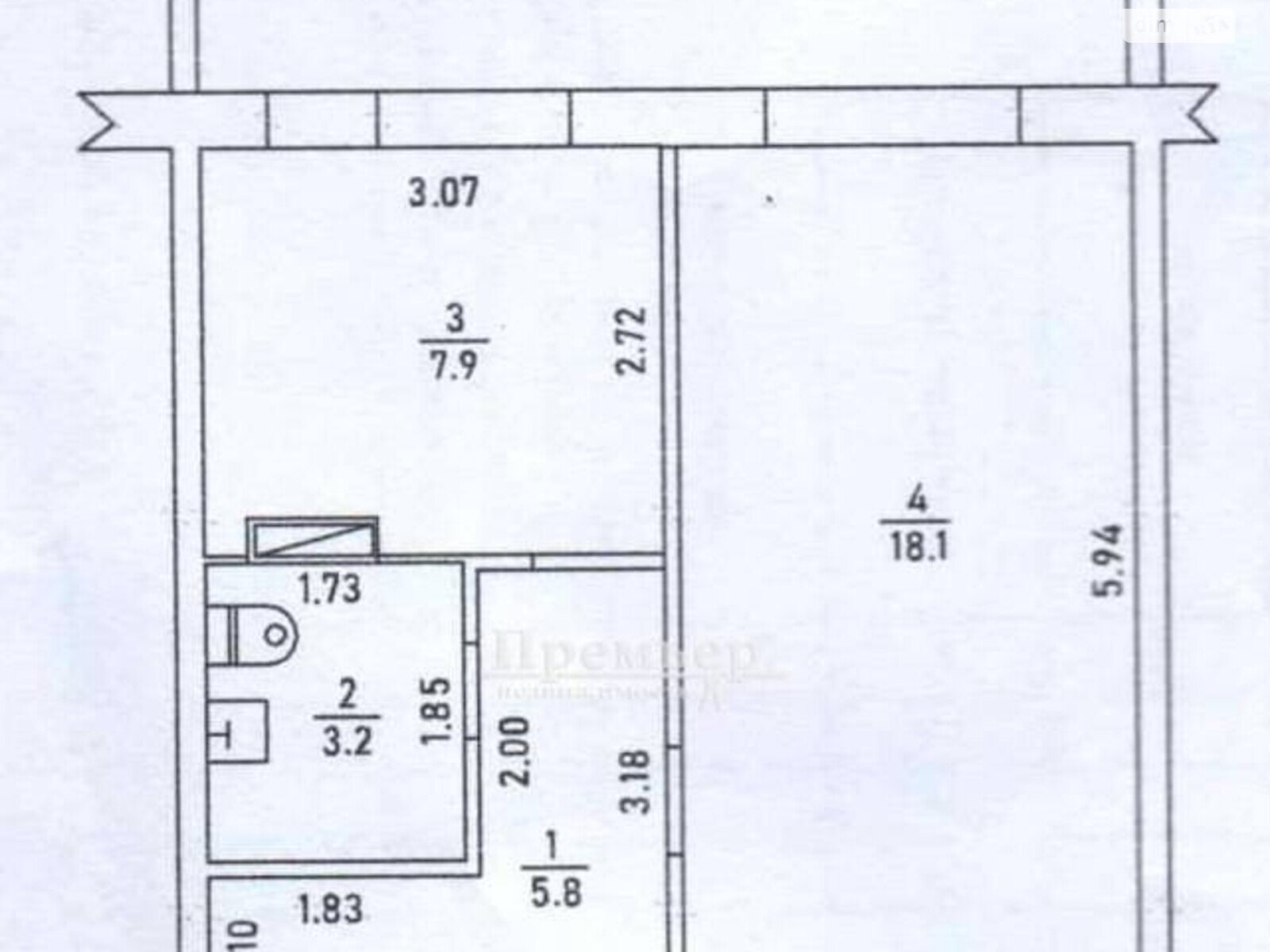 Продаж однокімнатної квартири в Одесі, на вул. Курська 161, район Пересипський фото 1