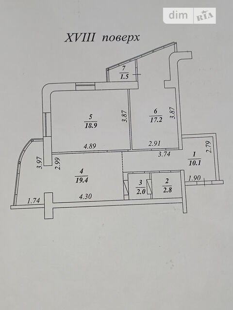 2-комнатная квартира по адресу ул. Марсельская (площадь 72 м²) - Atlanta.ua - фото 20