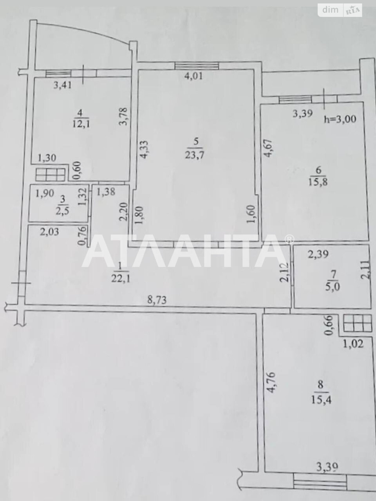 Продажа трехкомнатной квартиры в Одессе, на ул. Армейская, район Приморский фото 1