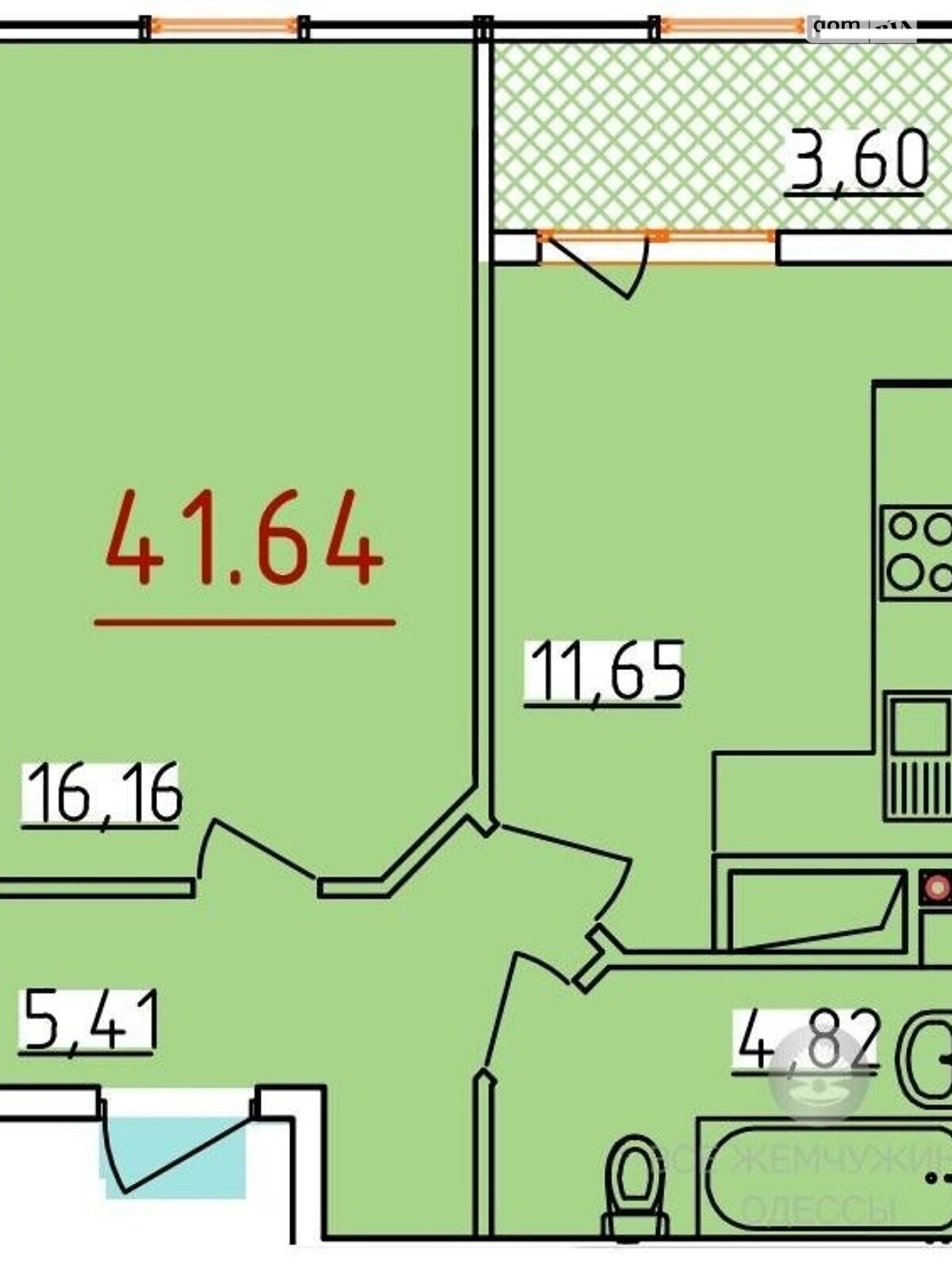 Продажа однокомнатной квартиры в Одессе, на ул. Бассейная, район Приморский фото 1