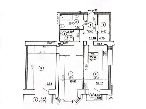 Продажа двухкомнатной квартиры в Одессе, на ул. Бориса Литвака 9 район Приморский фото 1 Продажа двухкомнатной квартиры в Одессе, на ул. Бориса Литвака 9 район Приморский фото 1