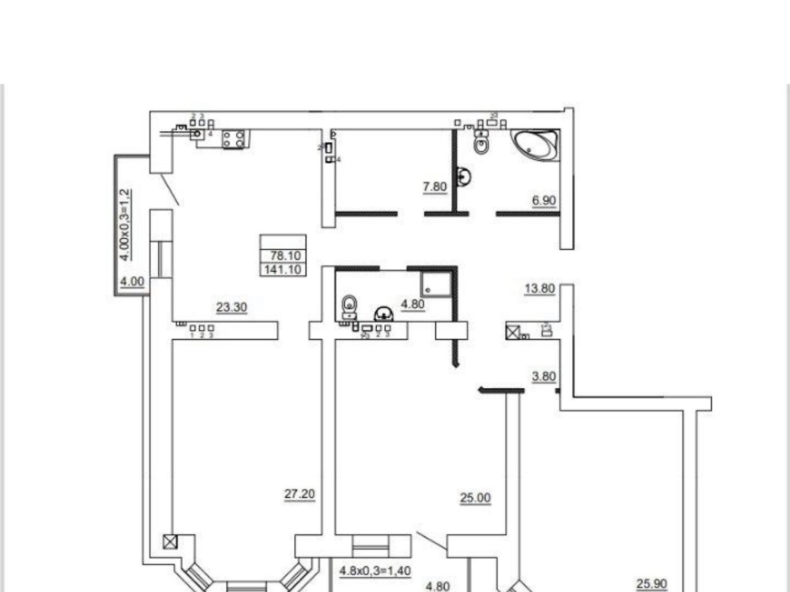 Продажа трехкомнатной квартиры в Одессе, на ул. Бориса Литвака 9, кв. 4, район Приморский фото 1 Продажа трехкомнатной квартиры в Одессе, на ул. Бориса Литвака 9, кв. 4, район Приморский фото 1