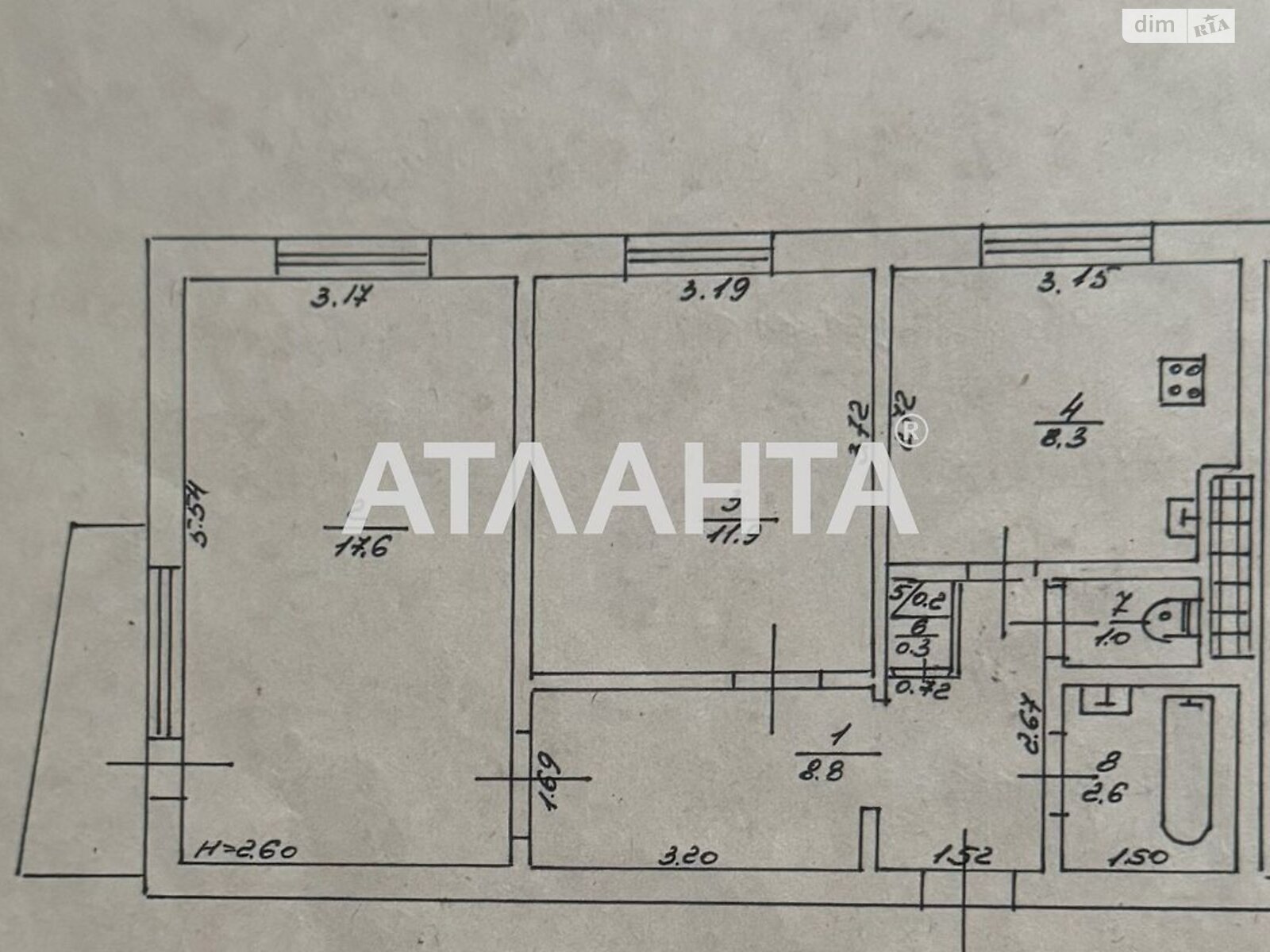 Продажа двухкомнатной квартиры в Одессе, на просп. Академика Глушко, район Приморский фото 1