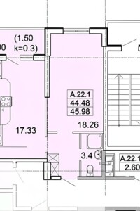 Продаж однокімнатної квартири в Одесі, на дор. Фонтанська 25Ж, район Приморський фото 2