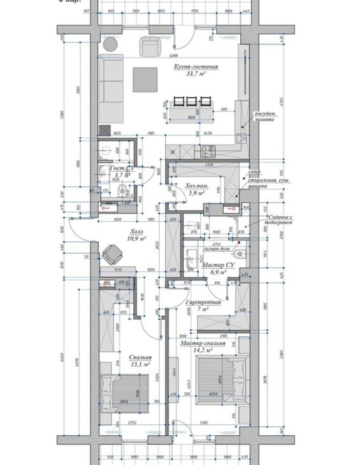 Продажа трехкомнатной квартиры в Одессе, на бул. Французский, район Приморский фото 1