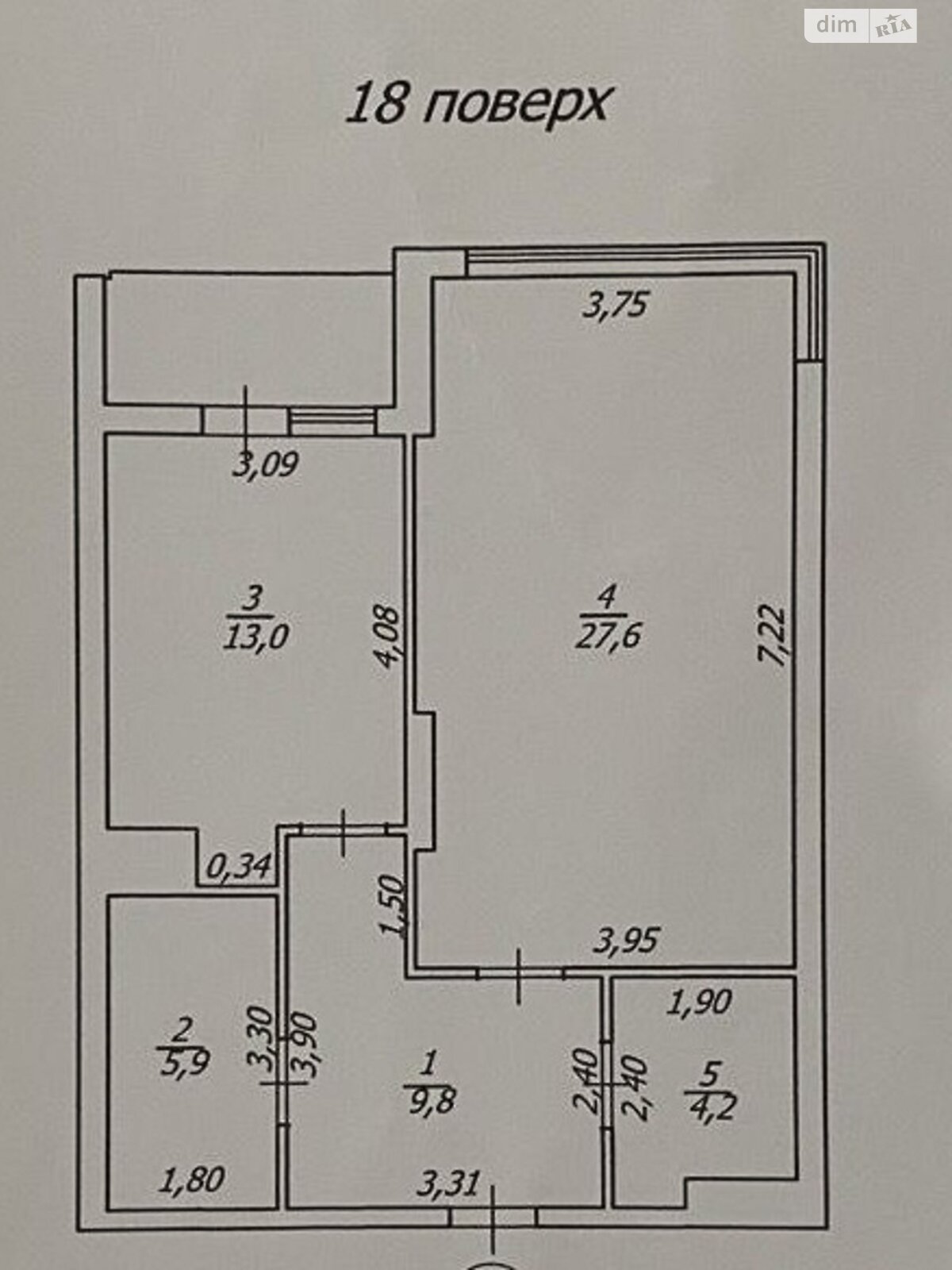 Продаж однокімнатної квартири в Одесі, на бул. Французький 26 корпус 1, район Приморський фото 1