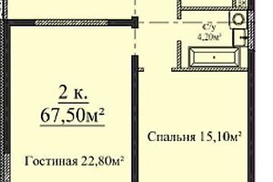 Продаж двокімнатної квартири в Одесі, на плато Гагарінське, район Приморський фото 2