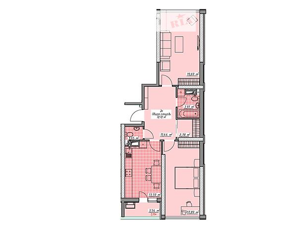 Продажа двухкомнатной квартиры в Одессе, на ул. Генуэзская район Приморский фото 1 Продажа двухкомнатной квартиры в Одессе, на ул. Генуэзская район Приморский фото 1