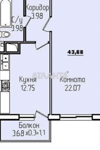 Продажа однокомнатной квартиры в Одессе, на ул. Генуэзская, район Аркадия фото 2